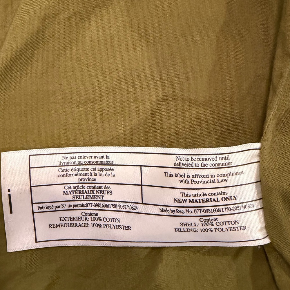 Goodthreads Chartreuse Quilted Jacket Cropped Cot… - image 6